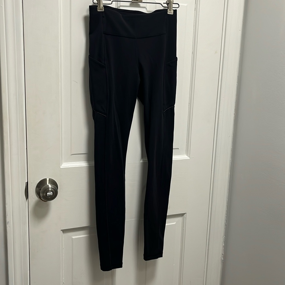 Lululemon black leggings, size 4